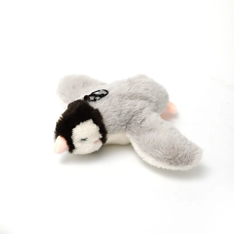 Pet Plush Toy Making Sound Electric Fish Jumping Winged Bird - Penguin