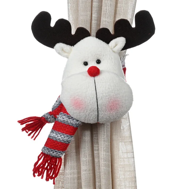 Christmas Rubber Band Curtain Buckle Christmas Decoration Supplies Elk - Shop at LoveMi