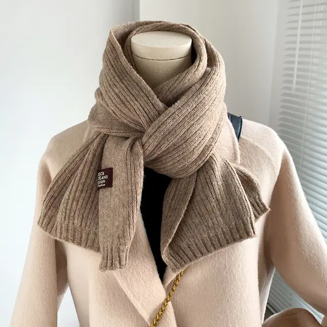 Decorative Cold Resistant Bib Solid Color Fashionable And Thickened Linen - Shop at LoveMi