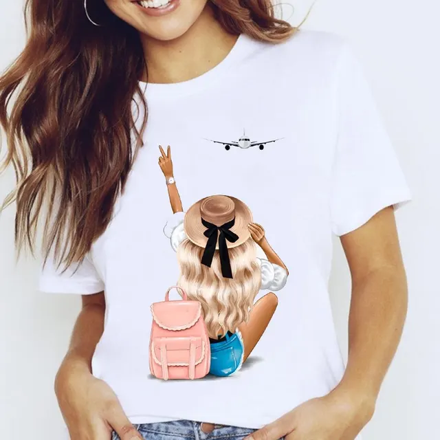 Best Friend Printed Short Sleeve Girl White - Shop at LoveMi