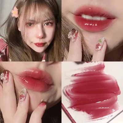 Non fading No Stain On Cup Lipstick Mirror Lip Lacquer 04 One Gram Like - Shop at LoveMi