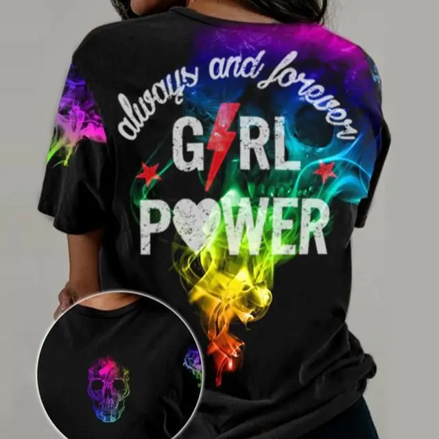 T Shirt Hip Hop Digital 3D Printing Short Sleeve 7 Style - Shop at LoveMi