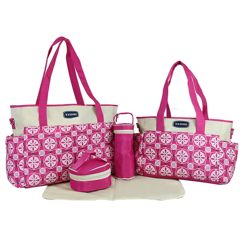 Multifunctional Mummy Bag Hand Question Waterproof Large Capacity Rose - Shop at LoveMi