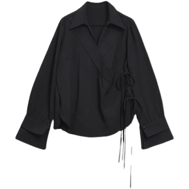 Retro Slimming Straight Tube Jacket Trend Black - Shop at LoveMi