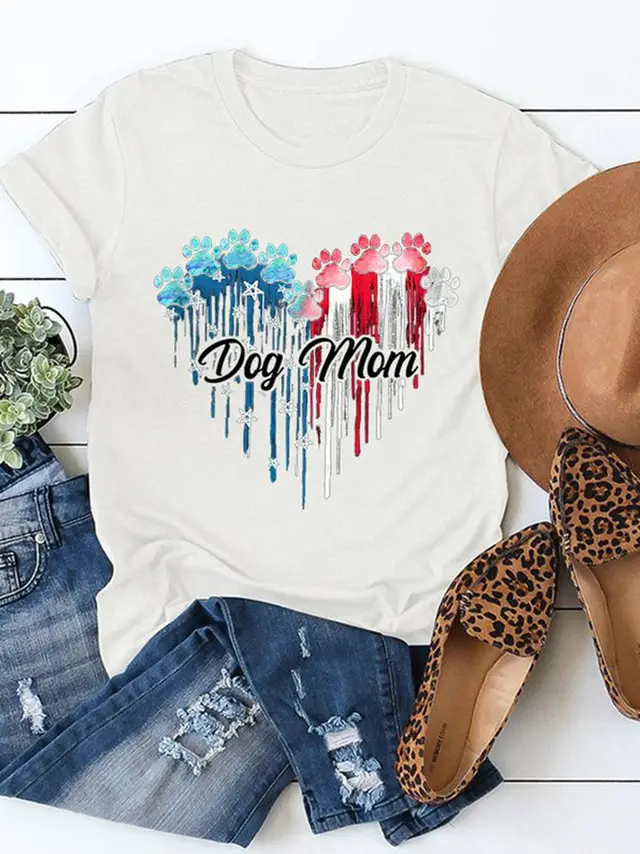 European And American Digital 3D Printing Women's Street T shirt - Shop at LoveMi