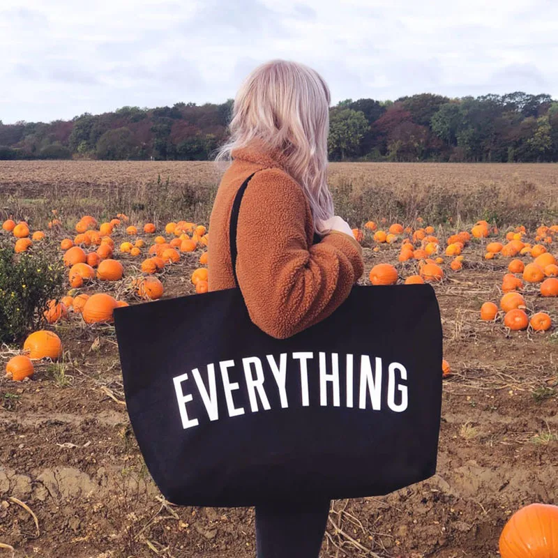 Reusable Eco Friendly Shopping Tote Bag - Black