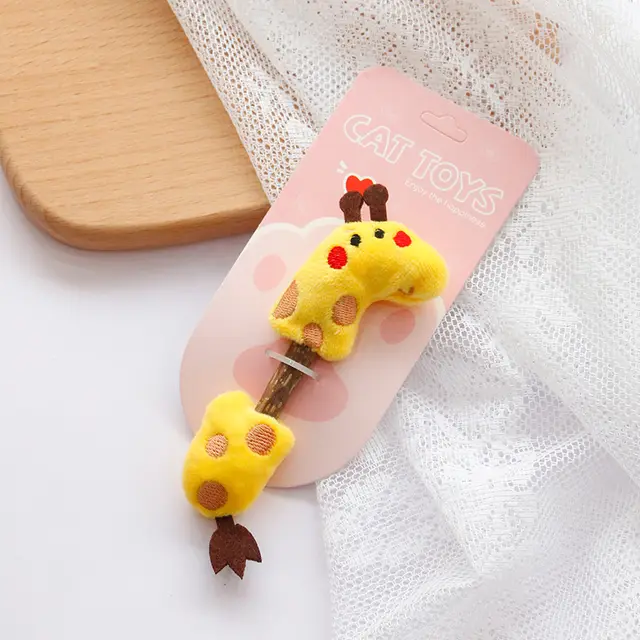 Cat Cleaning Oral Snacks Tooth Cleaning Vent Doll Supplies Kittens Mu Tianmiao Molar Rod Cat Toys Giraffe - Shop at LoveMi