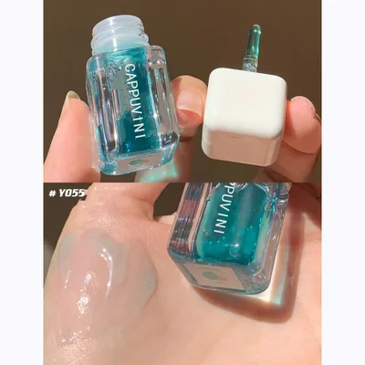 Small Square Lip Gloss Transparent Lip Gloss Glass Moisturizing And Nourishing Mirror Lip Lacquer Y05 Sea Salt Lemon - Shop at LoveMi