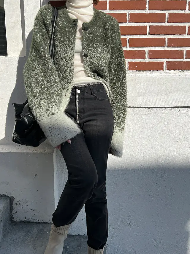Women's New Thickened Fashionable Coat Loose Sweater Green - Shop at LoveMi