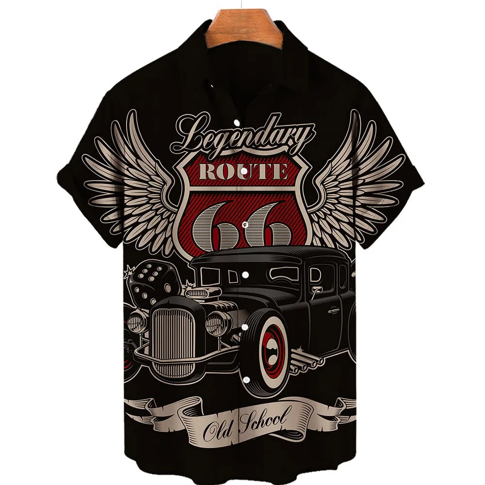 Men's Large Short Sleeve Printed Hawaiian Shirt Ofsm00736 Xs - Shop at LoveMi