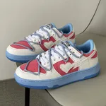 Match Color Sports Trend Casual Shoes - Blue