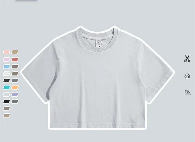 Pure Sweet Cool Hip Hop Dance Short Sleeve Washed Light Grey - Shop at LoveMi