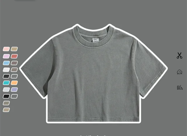 Pure Sweet Cool Hip Hop Dance Short Sleeve Washed Medium Ash - Shop at LoveMi
