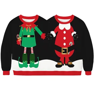 Long Sleeved Sweater For Christmas One Piece Lovers - 13Color - View 1