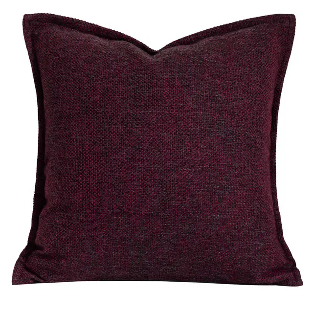 Red Sofa Pillow Combination Luxury Living Room Cotton Texture 45X45Cm - Shop at LoveMi