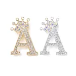 Fashion English Letter Brooch Creative Clothing Accessories - Silver