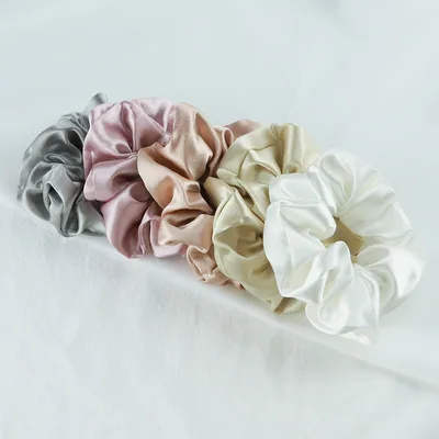 Solid Satin Large Intestine Hair Rope Style A - Shop at LoveMi