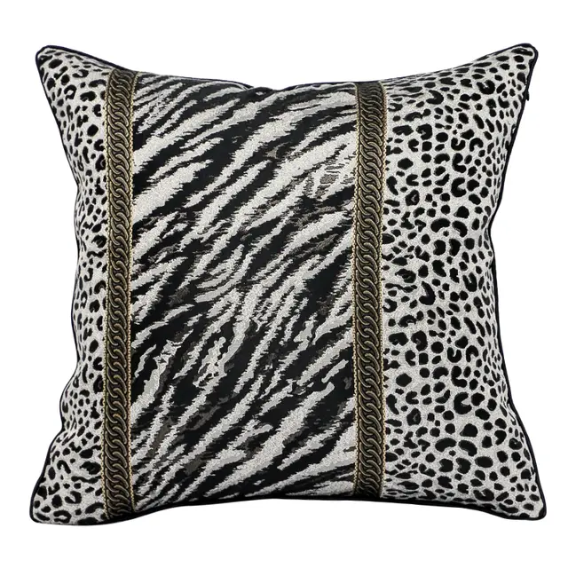 Modern Simple Leopard Tiger Pattern Living Room Sofa Pillowcase Collage Leopard Print - Shop at LoveMi