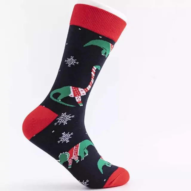 Christmas Element Casual Trend Men's Socks Christmas Dinosaur - Shop at LoveMi