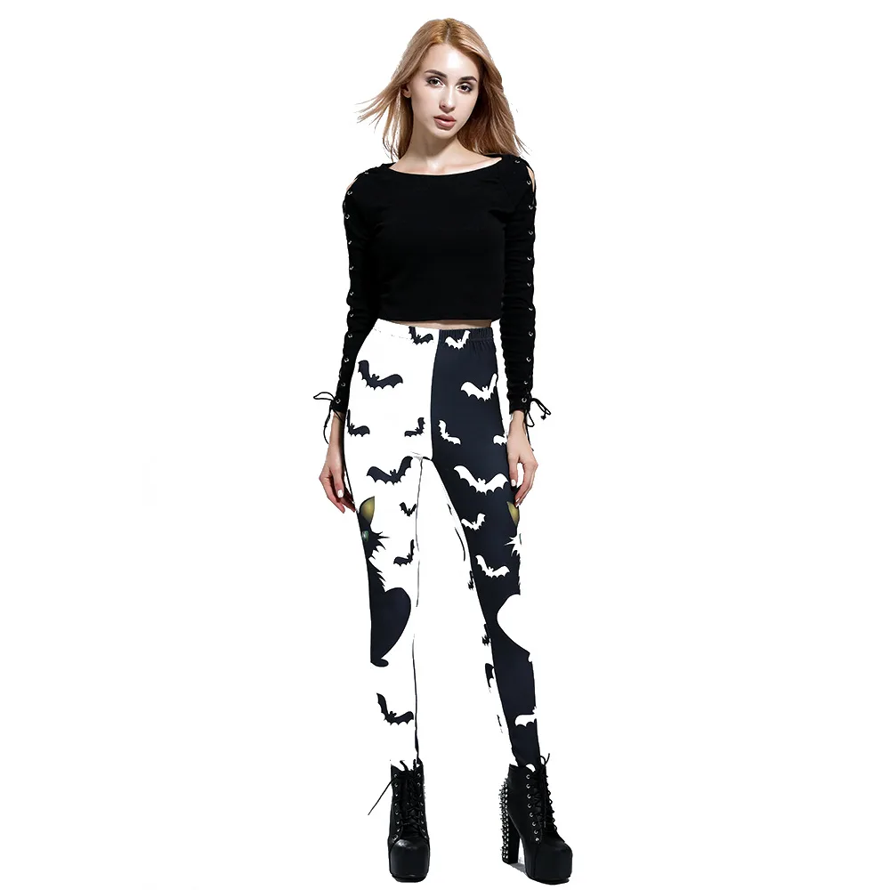 Women's Fashion Casual 3D Digital Printing Leggings Q Jfka 4001 - Shop at LoveMi