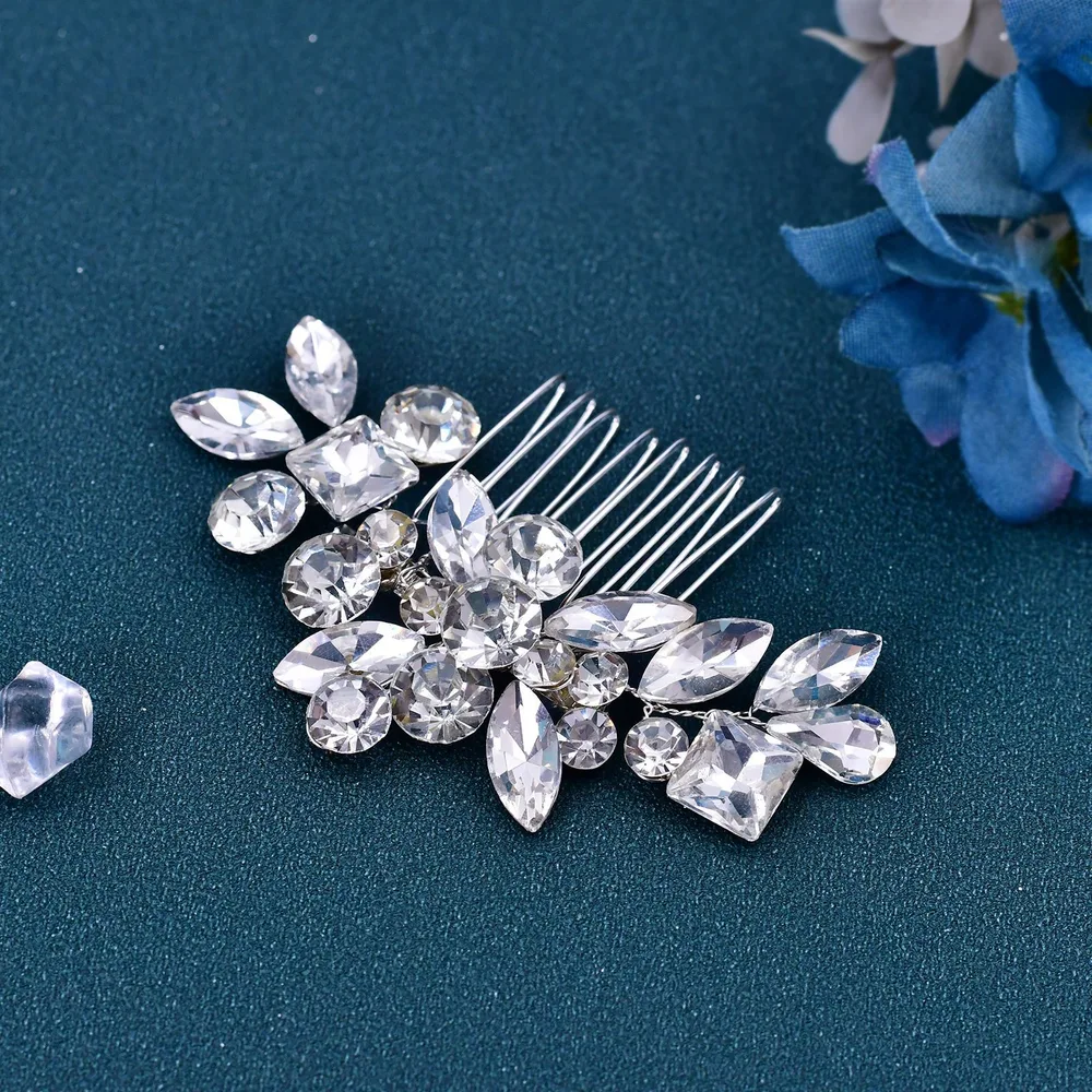 Super Bridal Headdress Wedding Dress Silver - Shop at LoveMi