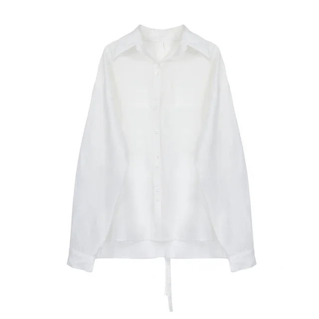 Shirt Sunscreen Blouse Female Heart Loose White - Shop at LoveMi