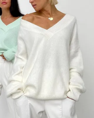 Warm Sweaters For Sweater Women Loose - White