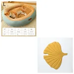 Removable And Washable Dog Bed Warm Cat Bed For Sleeping - Bundle2