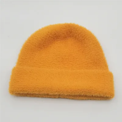 Autumn And Winter New Fashion Plush Warm Hat Yellow - Shop at LoveMi