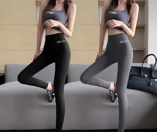 Shark Pants Wear High Waist To Close The Abdomen Black And Grey - Shop at LoveMi