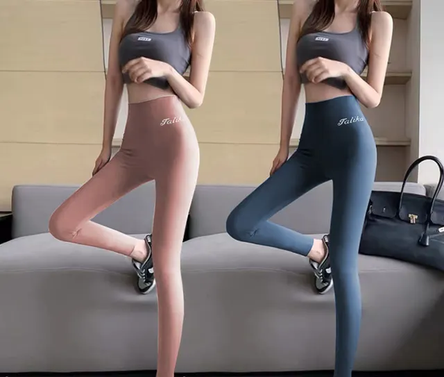 Shark Pants Wear High Waist To Close The Abdomen Pink And Blue - Shop at LoveMi