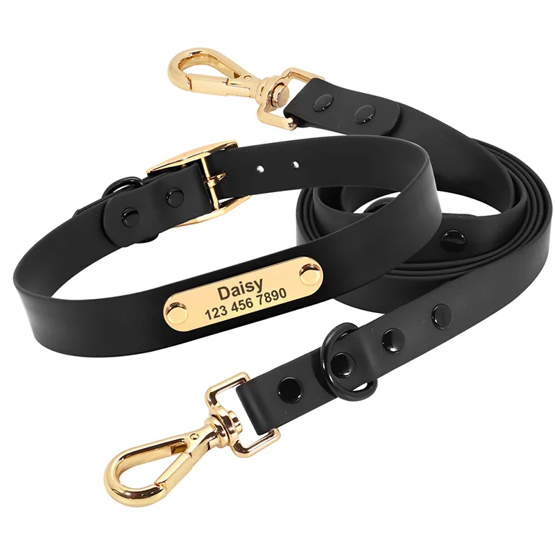 Collar Leash Medium Dog Teddy Black Suit - Shop at LoveMi