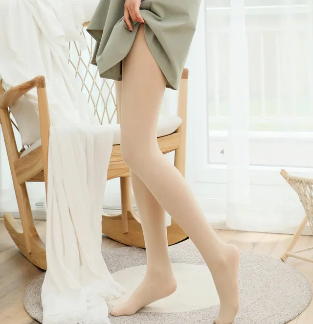 Velvet Anti shedding Bottom Socks And Pantyhose Skin Colour - Shop at LoveMi