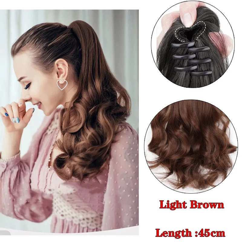 Women's Fashion High Ponytail Catch Clip Wig - Style 2M30