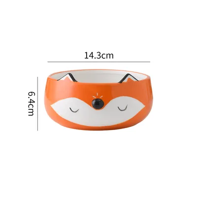 Pet Children's Breakfast Bowl Fox - Shop at LoveMi