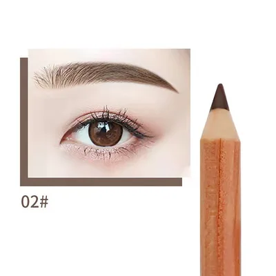Embroidery Eyebrow Pencil Hard Core Waterproof Makeup Coffee - Shop at LoveMi