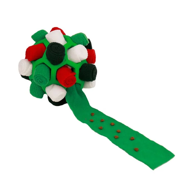 Pets Sniff Fried Balls, Toys, Bubble Rubber Balls, Educational, Anti Demolition Home White Red Green Christmas - Shop at LoveMi