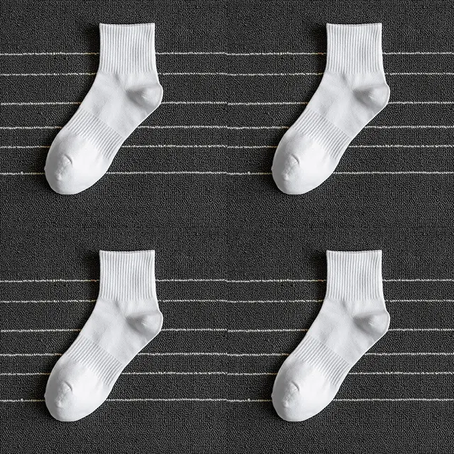 New Style Cotton Stockings In Autumn And Winter Middle Tube White - Shop at LoveMi