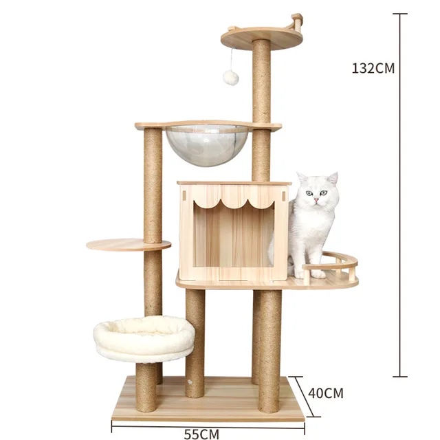 Cat Crawl Nest Scratching Board Tree Supplies Pet Toy Space Capsule Style27 - Shop at LoveMi