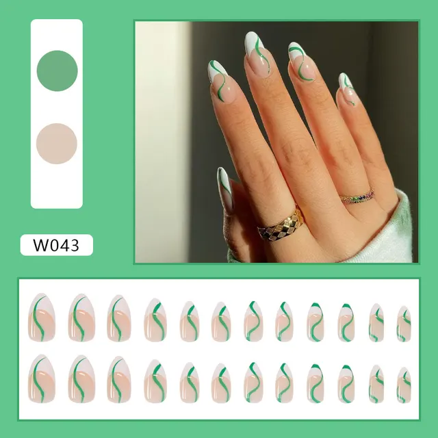 Nordic Wind Wears A Simple Nail Patch Line W043 - Shop at LoveMi