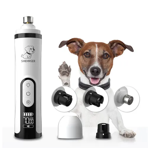 Pet Sharpener High Power LED Double Lamp Blood Line Electric Charging Nail Clippers M5 - Shop at LoveMi