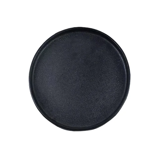 Home Fashion Simple Solid Color Western Dinner Plate Straight Edge Yanbian Plate - Shop at LoveMi