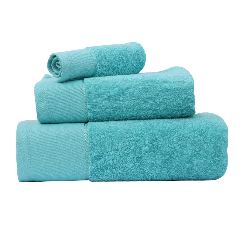 Cotton Towel, Absorbent Gift Towel, Bath Towel Blue - Shop at LoveMi