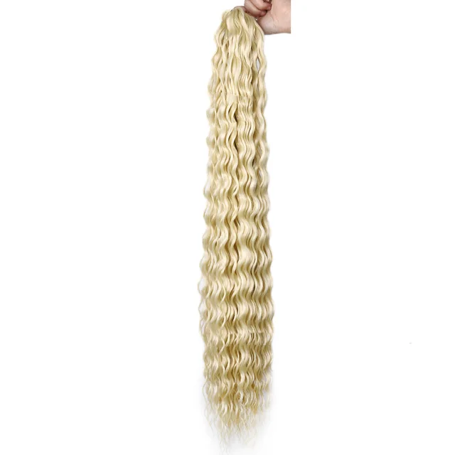 Chemical Fiber Wig Crochet Deep Curve 32inch 613Color - Shop at LoveMi