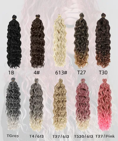 Hawaii Ocean Wave Crochet Hair T4To613 - Shop at LoveMi