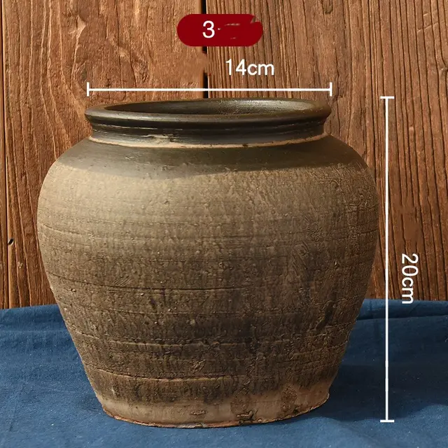 Vintage Vase Florist Earthenware Pot Tile Jar Insert Dried Flowers No. F3 - Shop at LoveMi