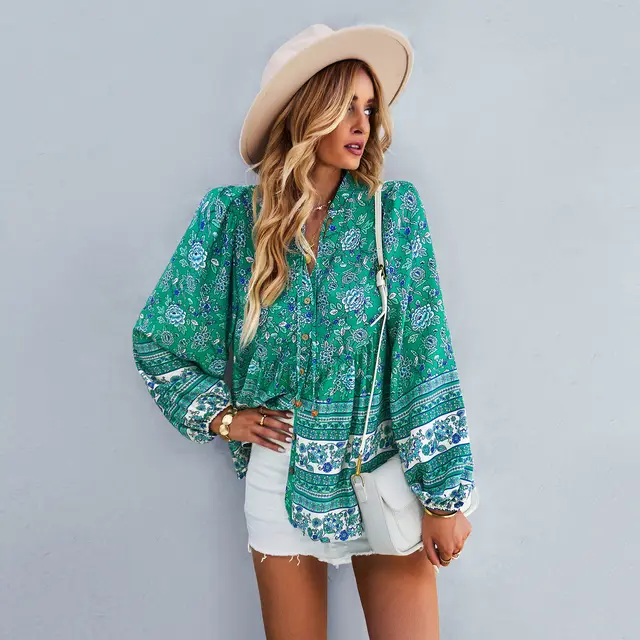 Autumn And Winter Temperament Commuter Shirt Green - Shop at LoveMi