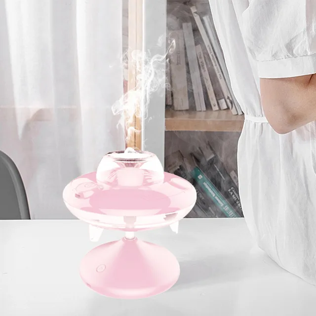 UFO Humidifier Quiet Aromatherapy Office Pink - Shop at LoveMi