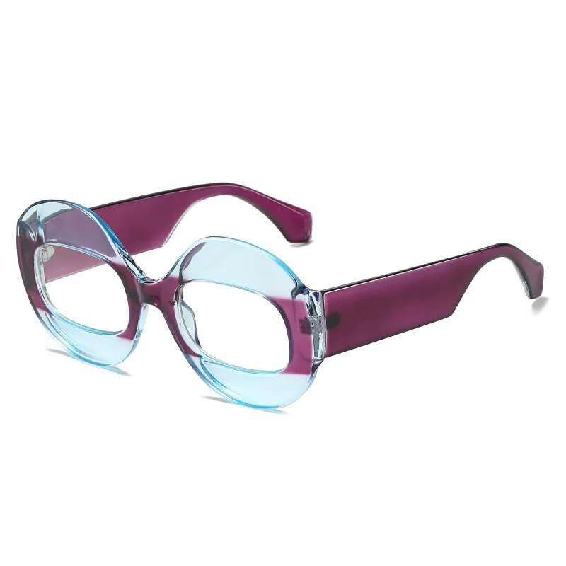 Avant-garde Color Contrast European And American Catwalk Luxury Sunglasses - 9 Style