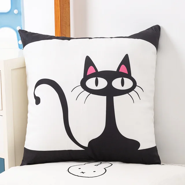 Simple Home Sofa Plush Double sided Printing Pillow Cover Can Be Disassembled And Washed Style3 - Shop at LoveMi